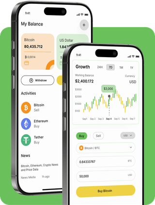 Interface de la plateforme de trading Chain Fin Dexair avec données de marché en temps réel